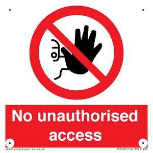 No unauthorised access